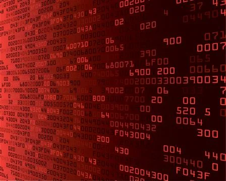 Red security background with HEX-code Stock Illustration
