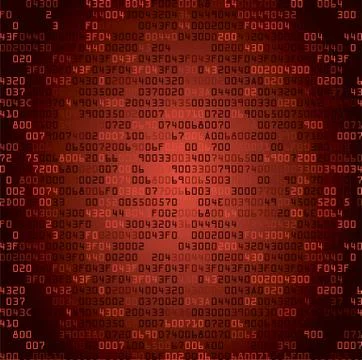 Red security background with HEX-code Stock Illustration