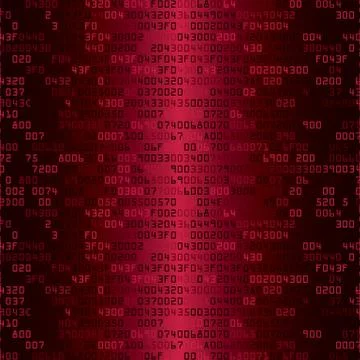 Red security background with HEX-code Stock Illustration