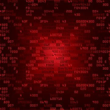 Red security background with HEX-code Stock Illustration