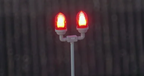 Red security light Vídeo Stock 134338767