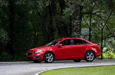 Red Sedan Stock Photos