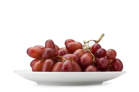 Red seedless table grapes Stock Photos