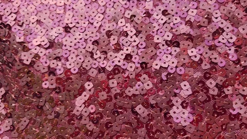 Red sequin texture background reflective sparkling sunlight Abstract christmas Stock Footage 338324908