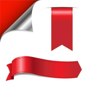 Red set Stock Illustration