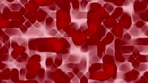 Red shapes form abstract textured background patterns Stock Footage 297609173