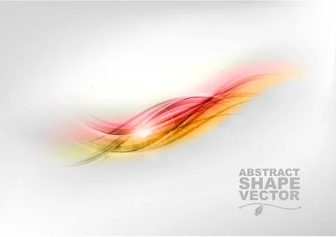 Red shapes Illustrazione stock