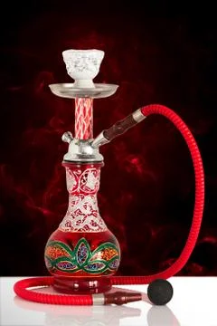 Red sheesha Stock Photos