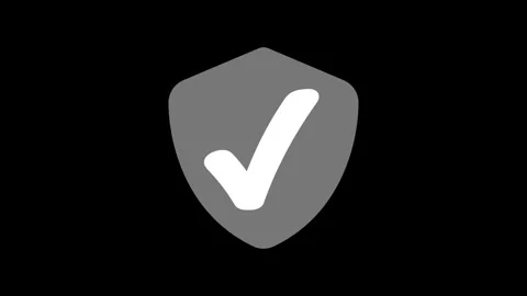 Red Shield Icon with Check Mark Animatio... | Stock Video | Pond5