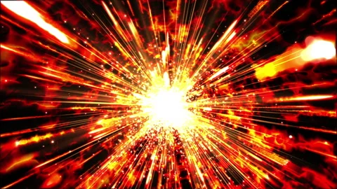 Red shine glow light tunnel loop background Video stock 146167041