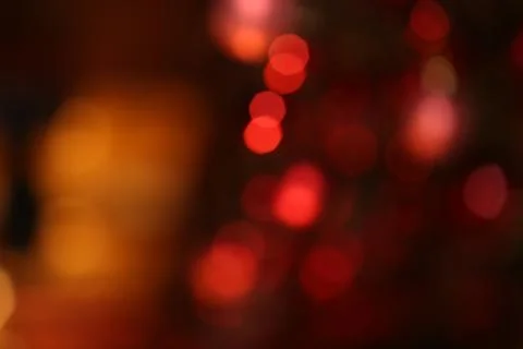 Red shiny lights. Close up Stock Photos