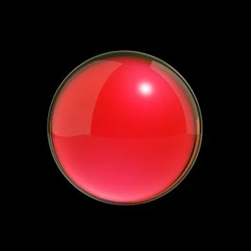 Red shiny sphere Stock Illustration