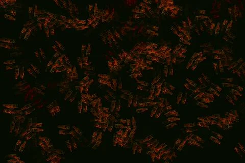 Red shiny spotted lines surface in dark for design Stock Illustration