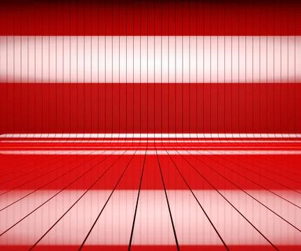 Red shiny tile floor. 스톡 일러스트