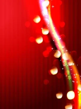 Red shiny wave background Illustrazione stock
