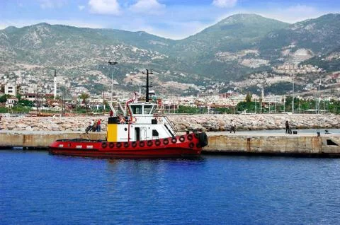 Red ship Stock Photos