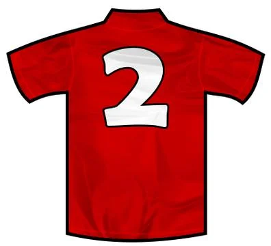 Red shirt two Stock Illustration