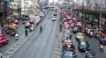 Red Shirts Anti-Government Protest in Bangkok, Thailand, Phetchaburi, 19/02/11 HD Footage