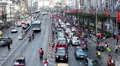 Red Shirts Anti-Government Protest in Bangkok, Thailand, Phetchaburi, 19/02/11 HD Footage