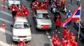 Red Shirts Anti-Government Protest in Bangkok, Thailand, Phetchaburi, 19/02/11 HD Footage
