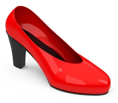 The red shoe Stock Illustration