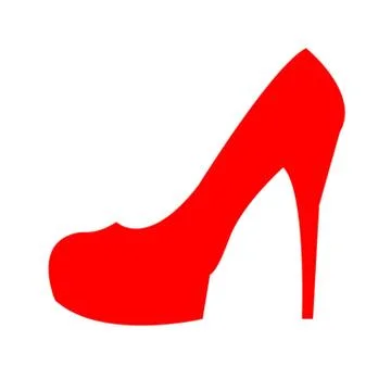 Red shoe Stock Illustration