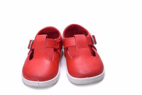 Red shoes. Stock Photos