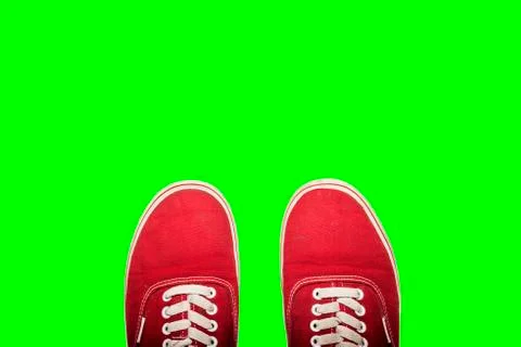 Red shoes Stock-Fotos