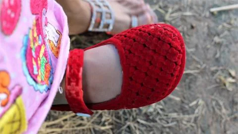 Red shoes Stock Photos