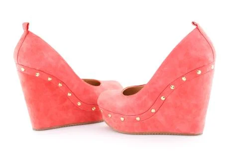 Red shoes Stock Photos
