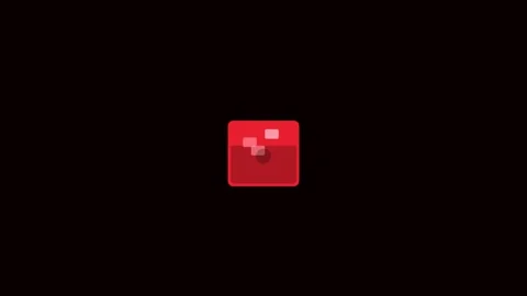 Red Shopping Bag Fill Handle Flat Design Animation Stock-Footage 342611340