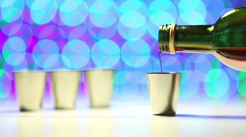 Red shot as celebration concept Stock Footage 45898645