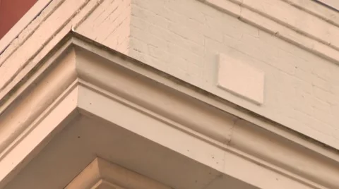 Red Shouldered Hawk on Clock Tower Video stock 40099143