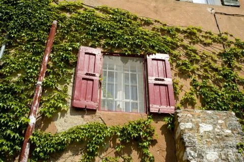 Red shutter Stock Photos