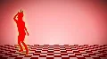 Red silhouette Dancer HD Footage