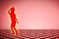 Red silhouette Dancer, ntsc Footage