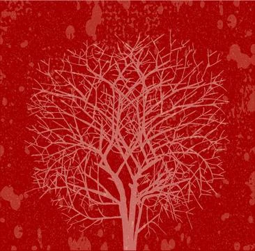 Red silhouette Stock-Illustration