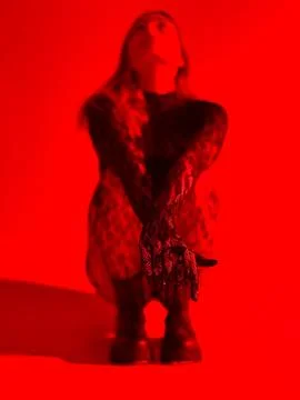 Red Silhouette Foto stock