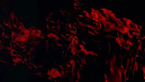 Red Silk Background Video stock 95481427