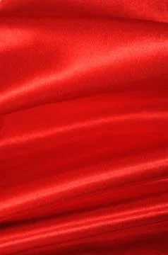 Red silk background Stock Photos
