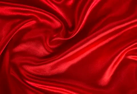 Red silk background Stock Photos