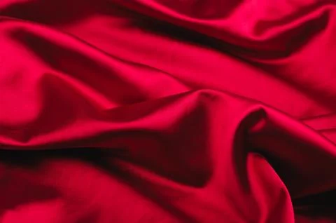 Red silk background Stock Photos