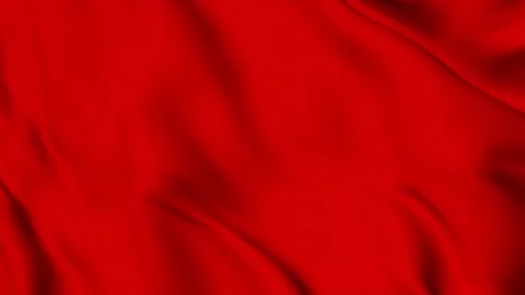 Red silk fabric. red flag waving background 스톡 동영상 304823401