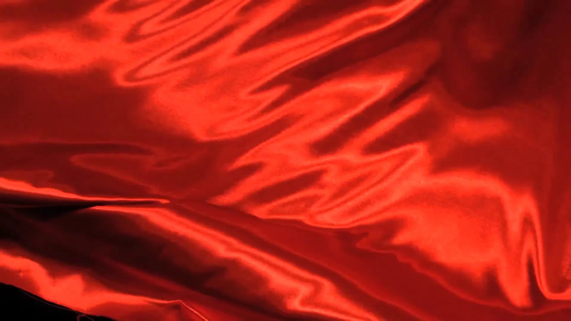 Red Silk fabric waving blowing in air sl... | Stock Video | Pond5