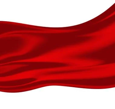 Red silk Stock Illustration