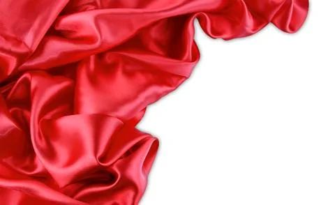 Red silk Stock Photos
