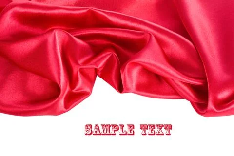 Red silk Stock Photos