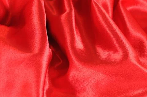 Red silk Stock Photos