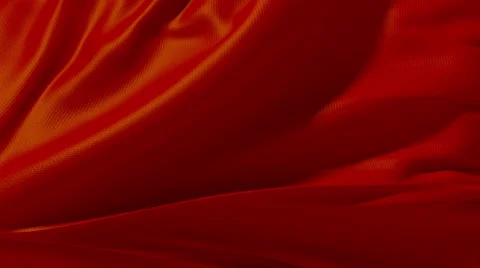 Red silk unveil Stock Footage 53068786