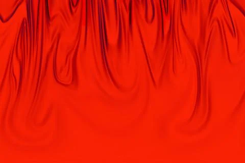 Red silk veil Stock Photos